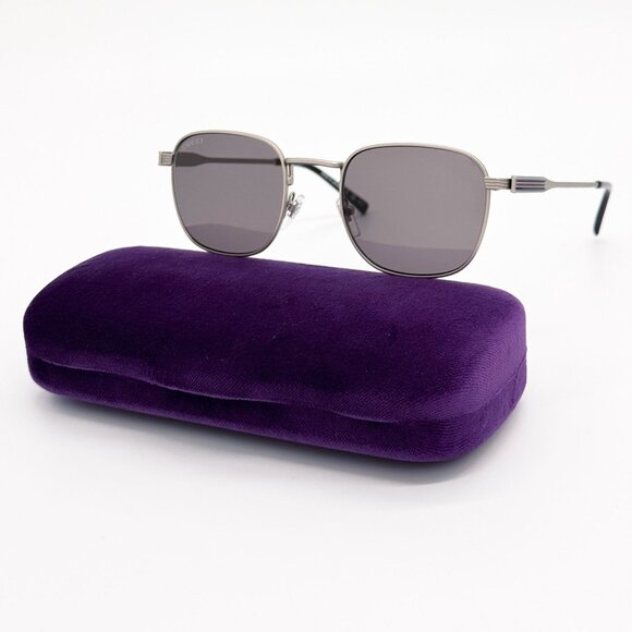 NEW GUCCI SUNGLASSES GG1876S 003 SILVER/GRAY WOMEN EYEWEAR GUCCI main image 7